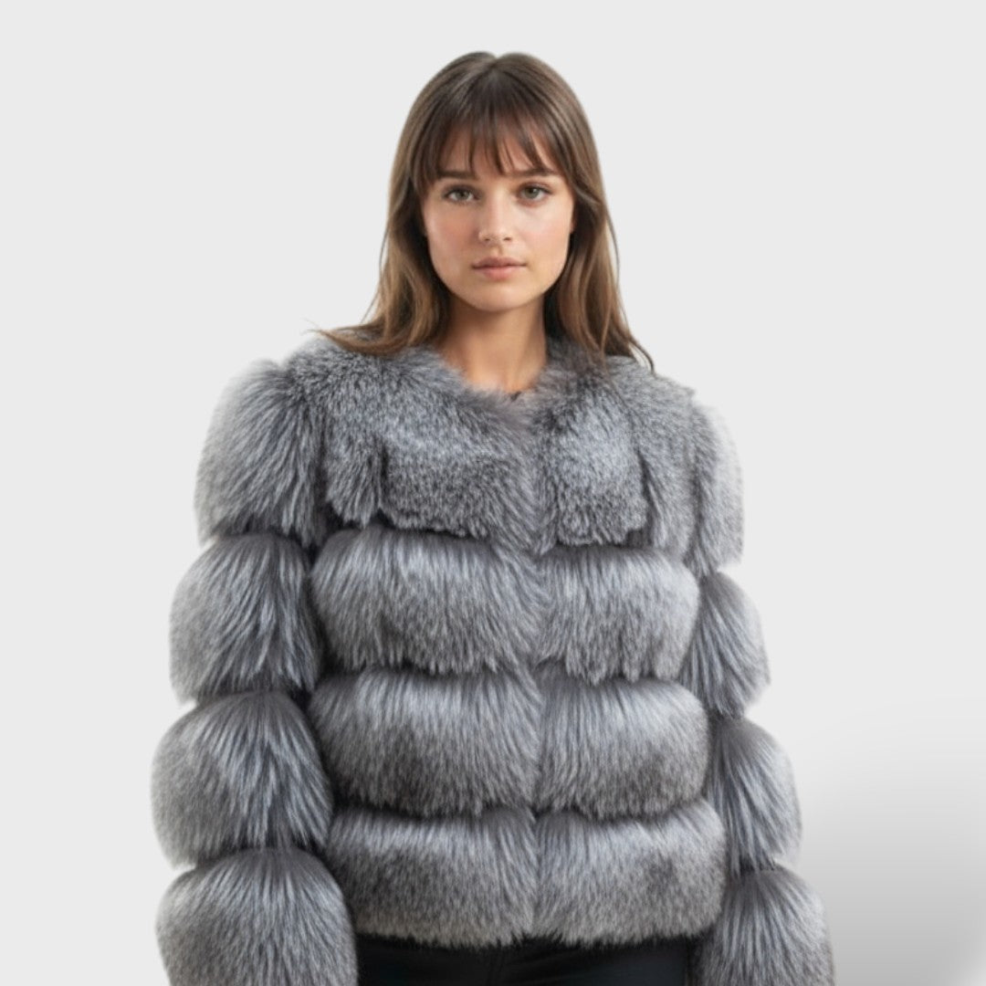 Chaqueta de Piel Sintética de Lujo para Mujeres