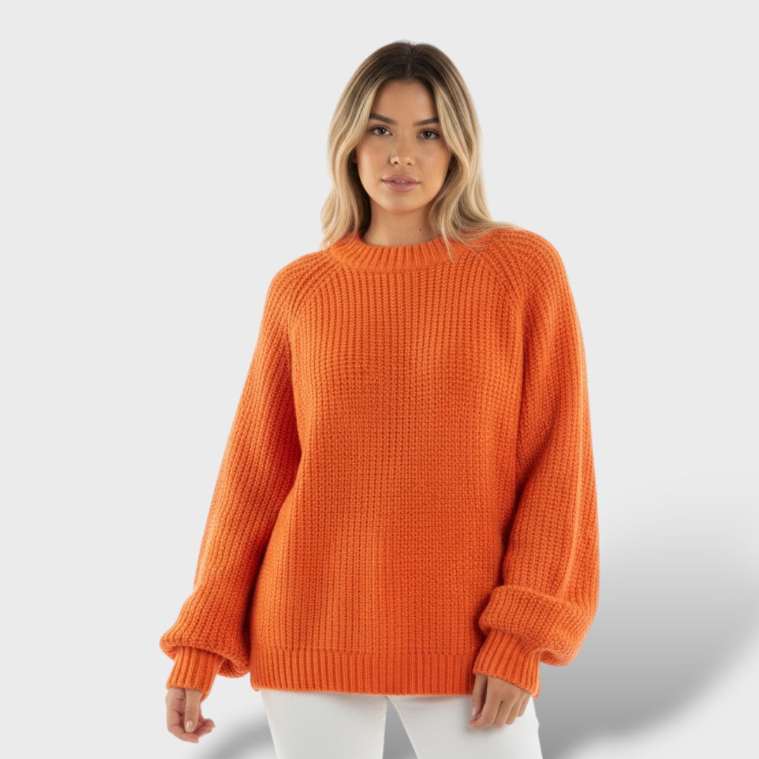 Suéter cashmere grueso mujer