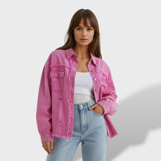 Thea Chaqueta Vaquera Desgastada