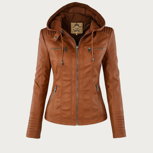 Flavia | Chaqueta de Piel Resistente y Elegante.
