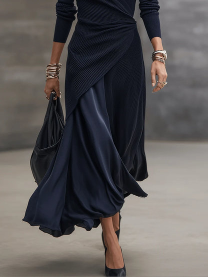 LOREDANA | Vestido Maxi Asimétrico