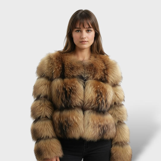 Chaqueta de Piel Sintética de Lujo para Mujeres