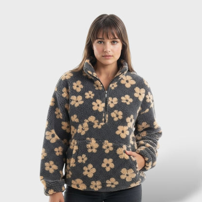 Suéter Polar Bohemio de Sherpa para Mujer