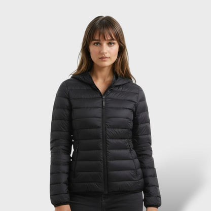 Chaqueta Acolchada Ligera de Plumas Mujer