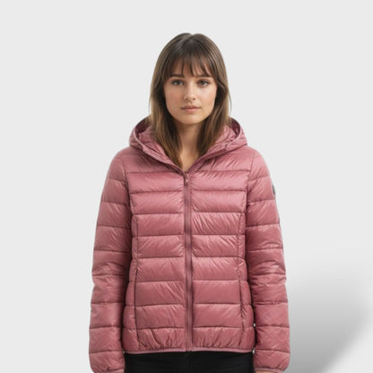 Chaqueta Acolchada Ligera de Plumas Mujer