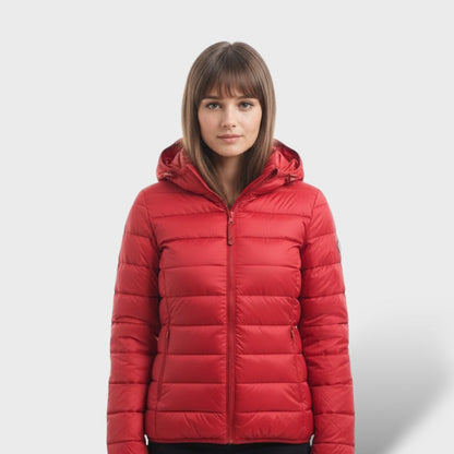 Chaqueta Acolchada Ligera de Plumas Mujer