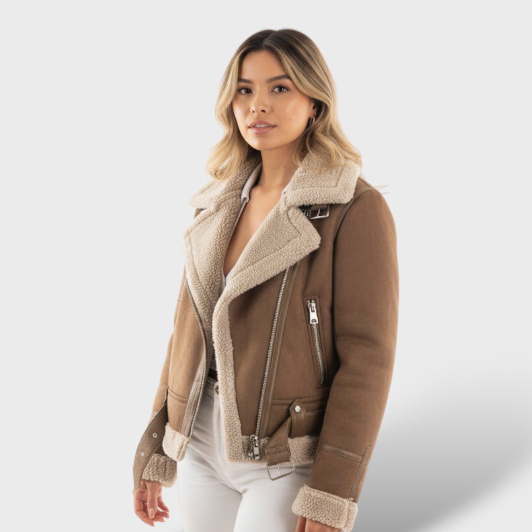 Chaqueta de Cuero Mujer Moderna