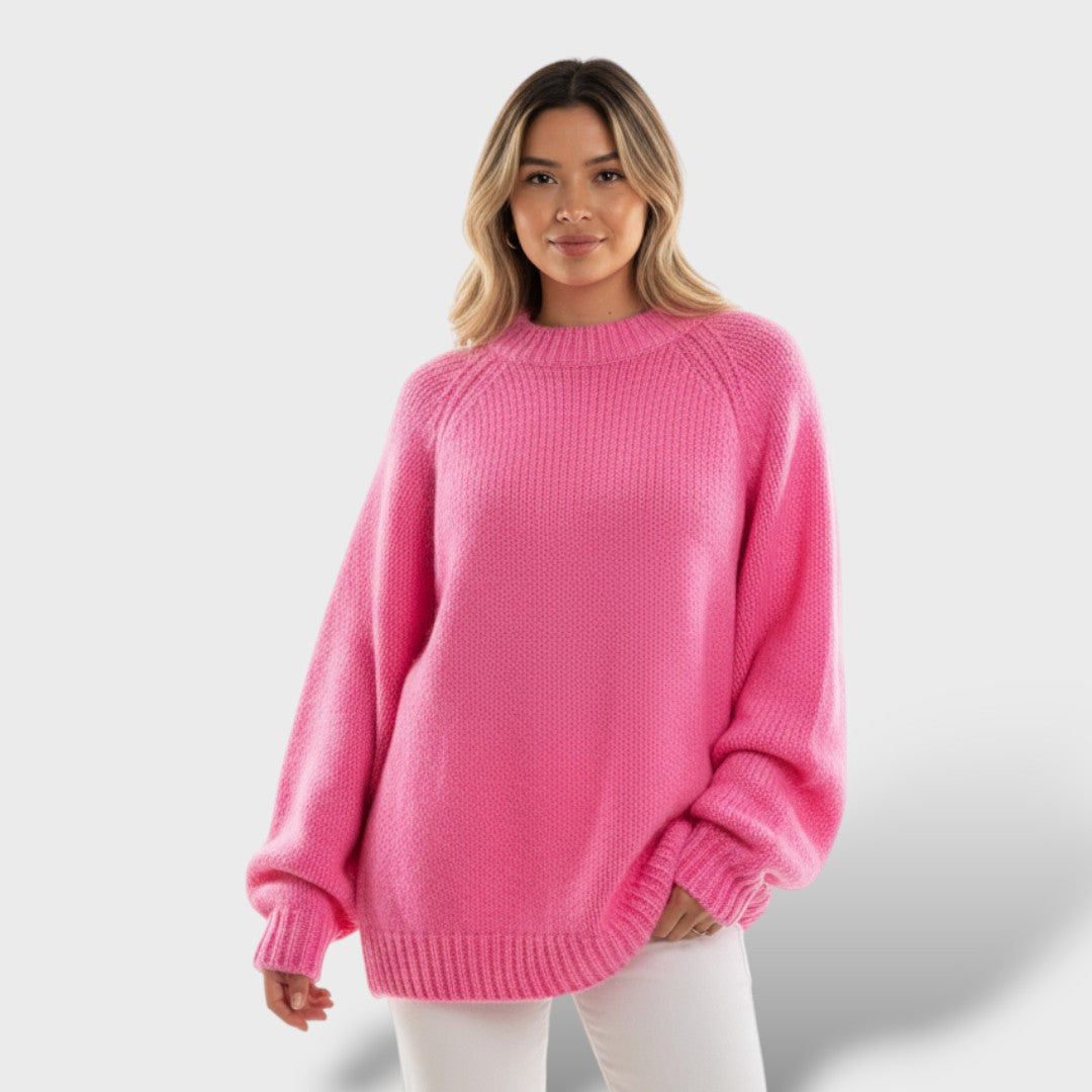 Suéter cashmere grueso mujer
