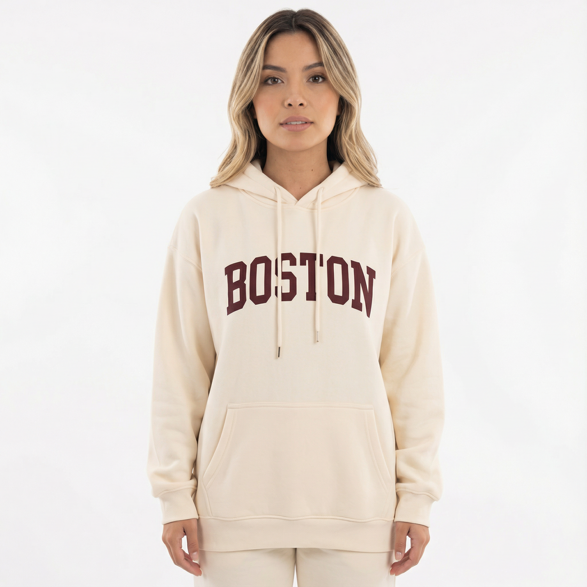 Sudadera Oversize Estampada Mujer