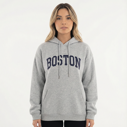 Sudadera Oversize Estampada Mujer