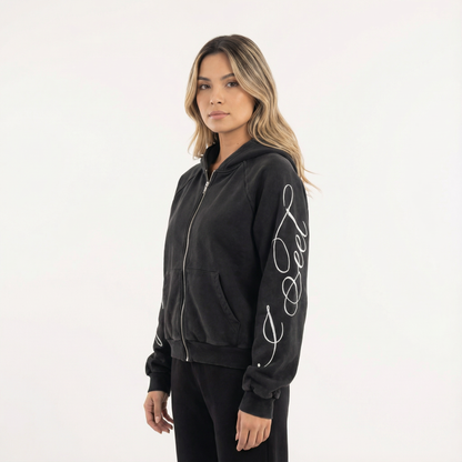 Sudadera Oversize con Cremallera Unisex