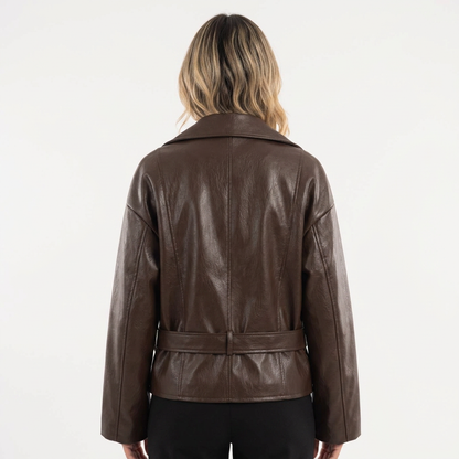 Chaqueta Piel Corta Textura 3D