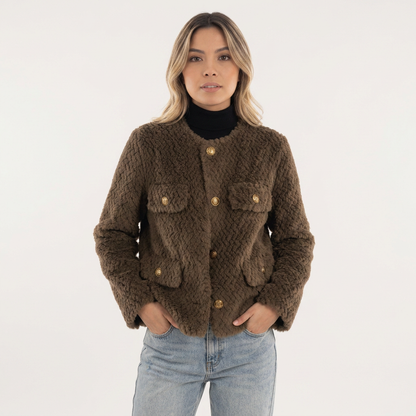 Chaqueta Shearling Borrego Sintético