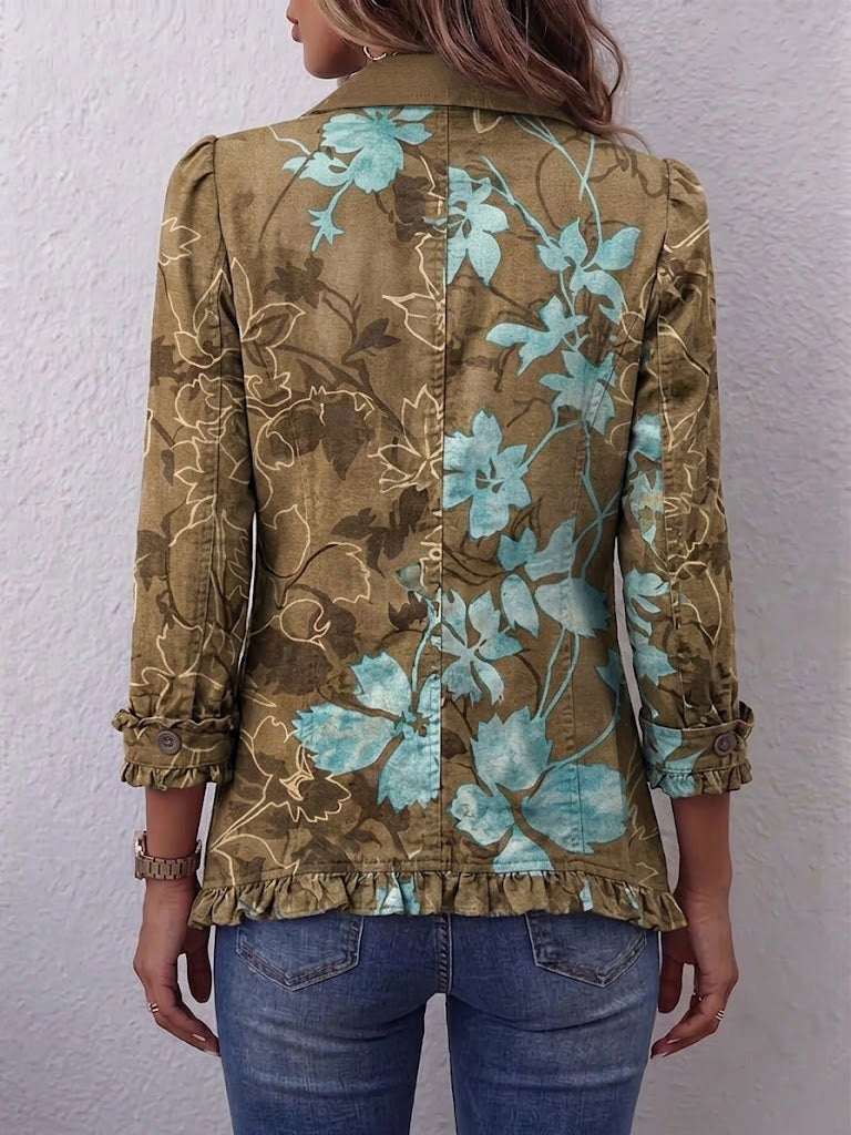 Salud | Chaqueta Floral Degradado