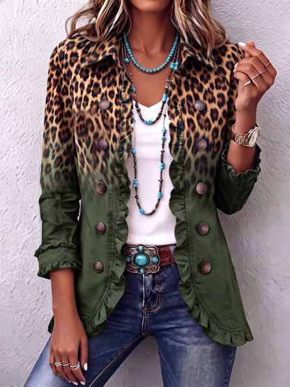 Mercedes | Chaqueta Blazer Leopardo