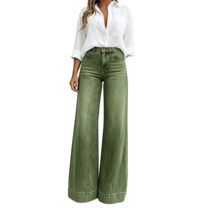 Lucia | Jeans de Pierna Larga con Efecto Estilizador